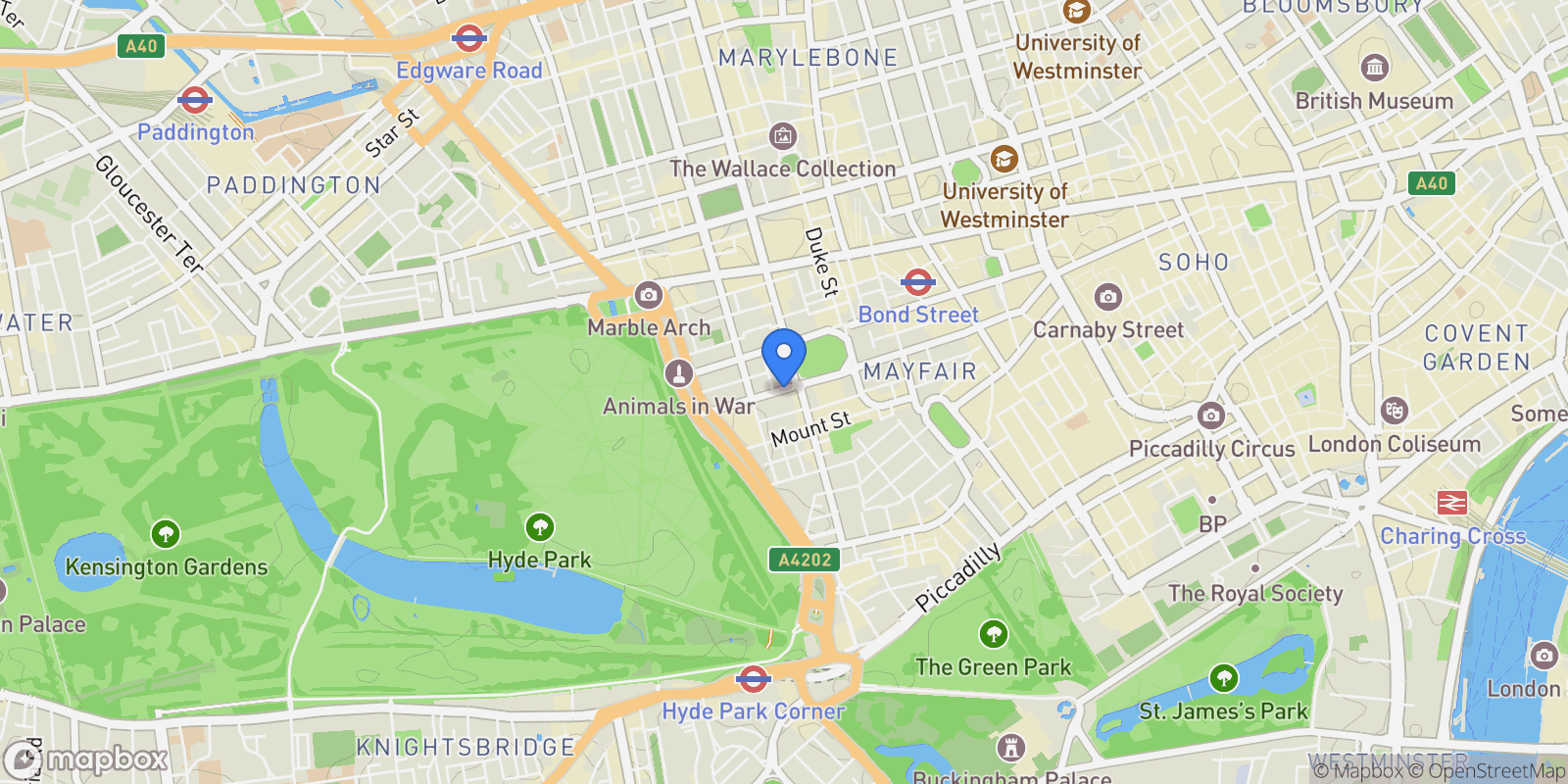 Map showing London, England, United Kingdom.