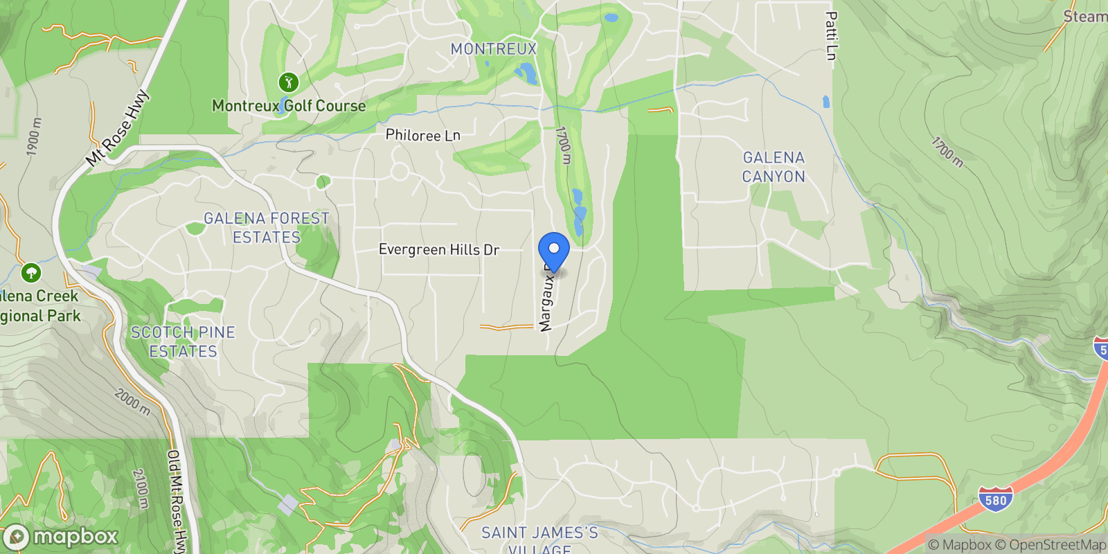 Map showing 20585 Latour Way, Reno, NV, 89511, USA, Reno, Nevada, United States.