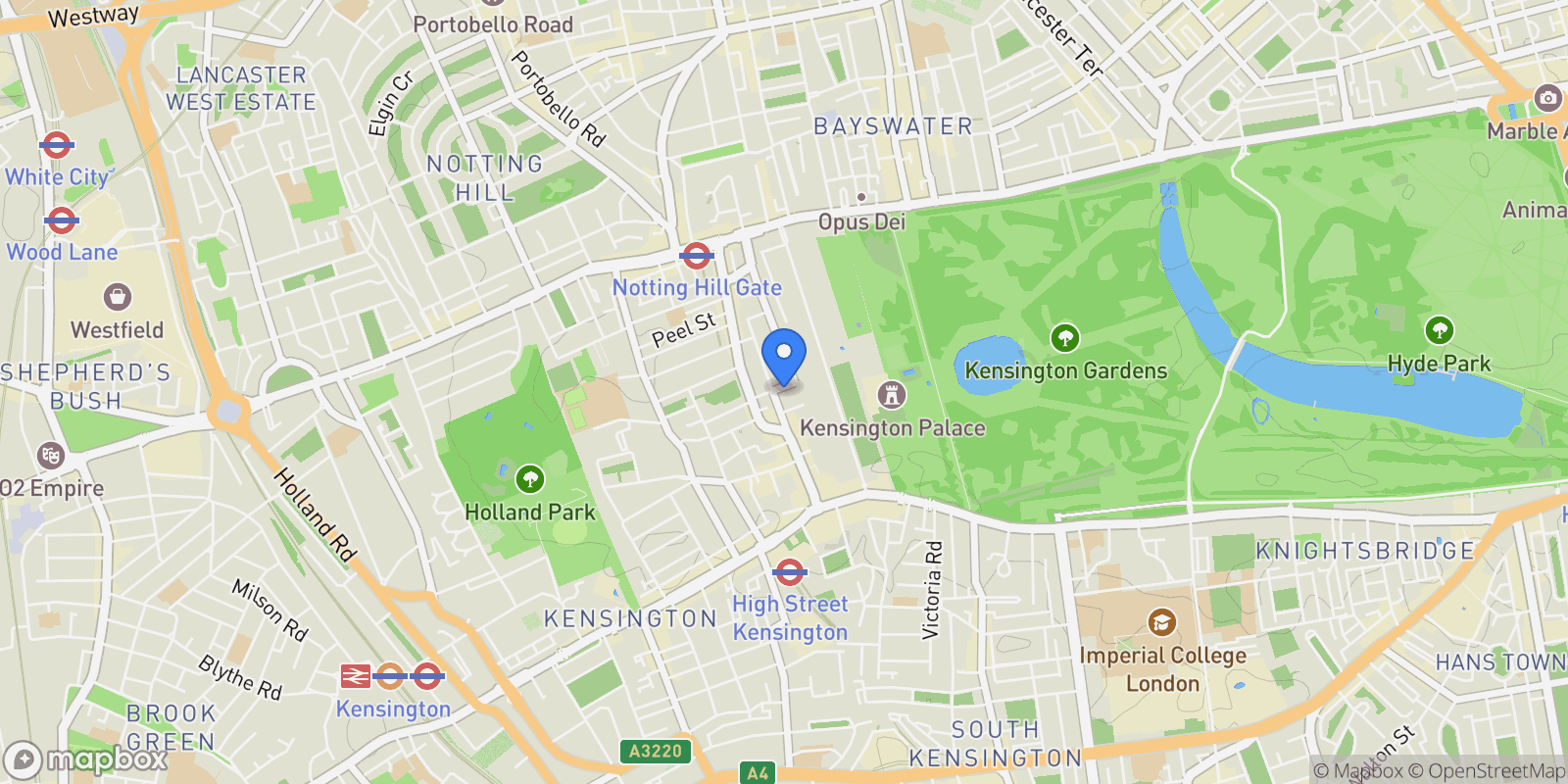 Map showing London, England, United Kingdom.