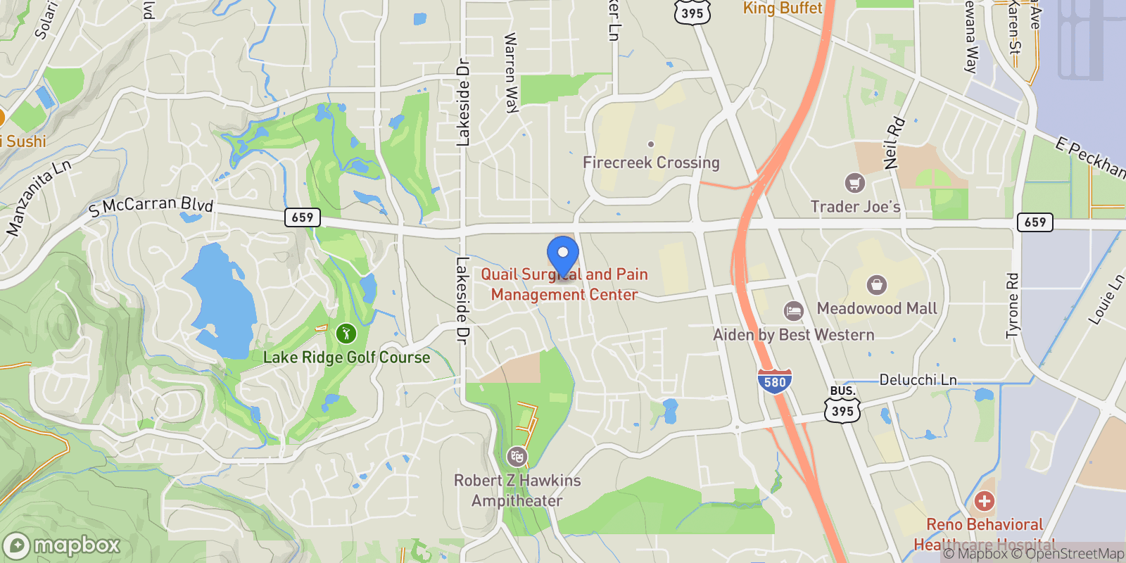 Map showing 709 W Pleasant Oak Trail, Reno, NV, 89511, USA, Reno, Nevada, United States.