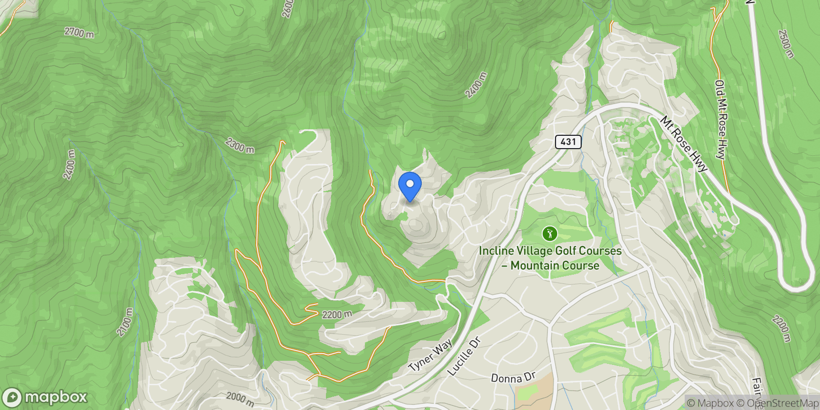 Map showing 756 Judith Court, Incline Village, NV, 89451, USA, Incline Village, Nevada, United States.