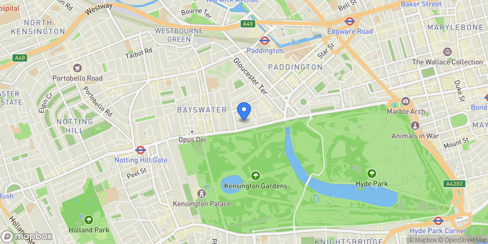 Map showing London, England, United Kingdom.