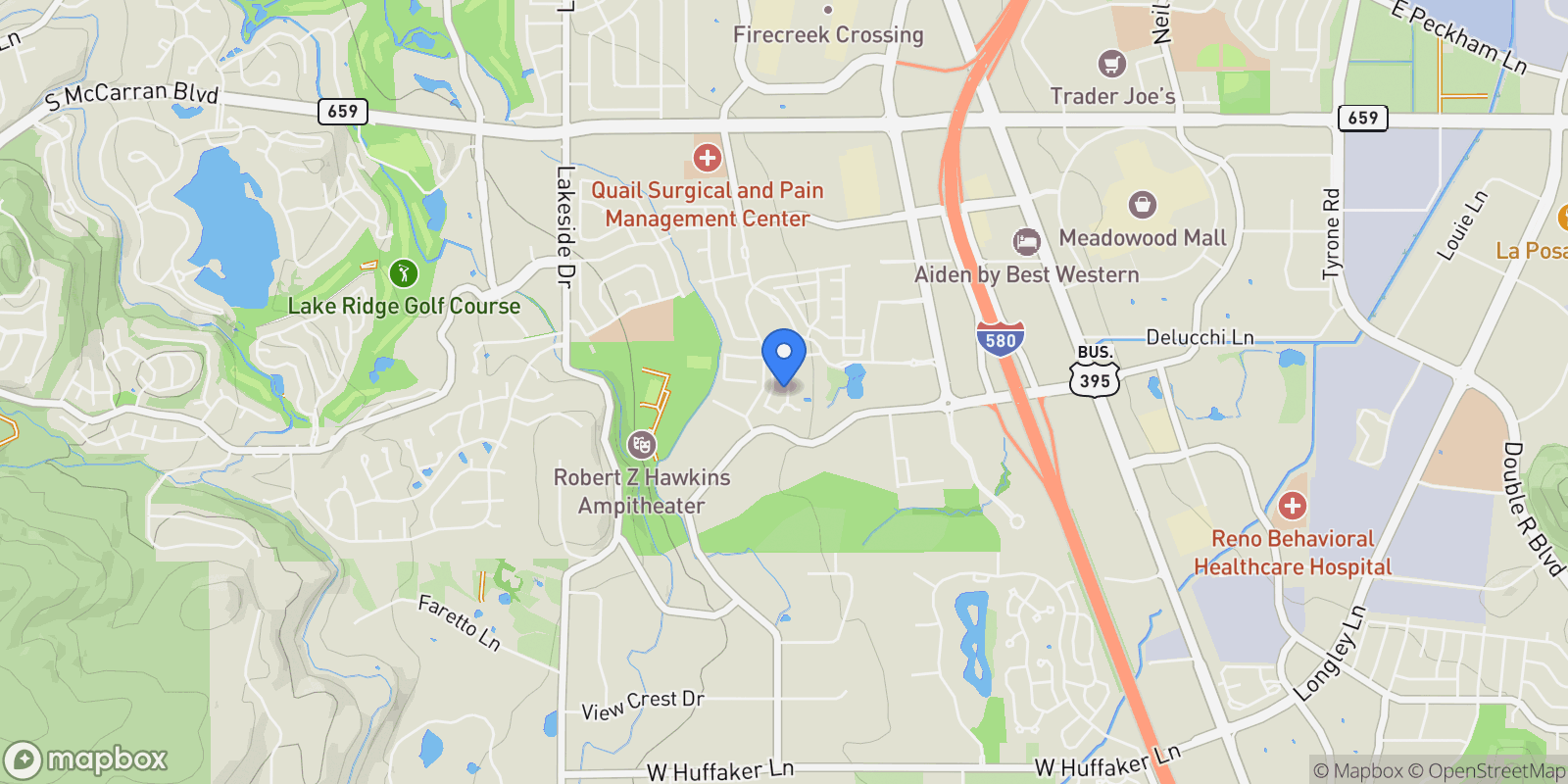 Map showing 77 Caballada Street, #13-1, Reno, NV, 89511, USA, Reno, Nevada, United States.