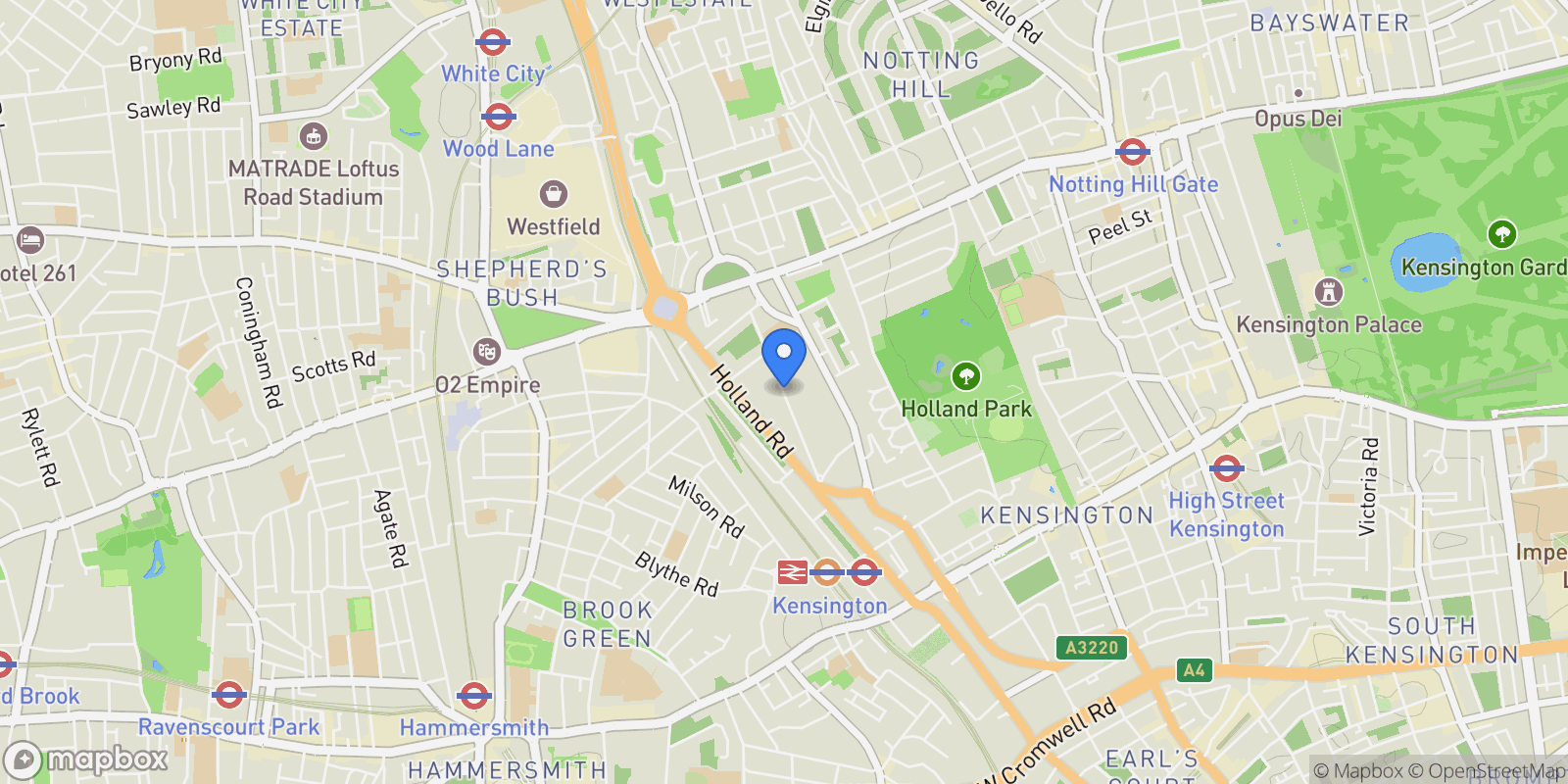 Map showing London, England, United Kingdom.