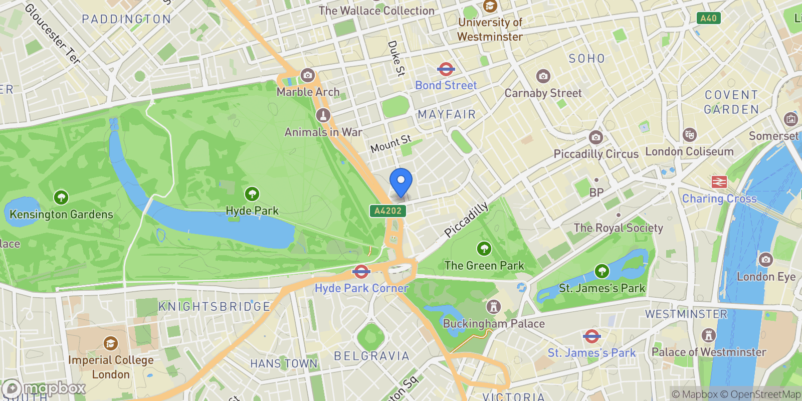 Map showing London, England, United Kingdom.