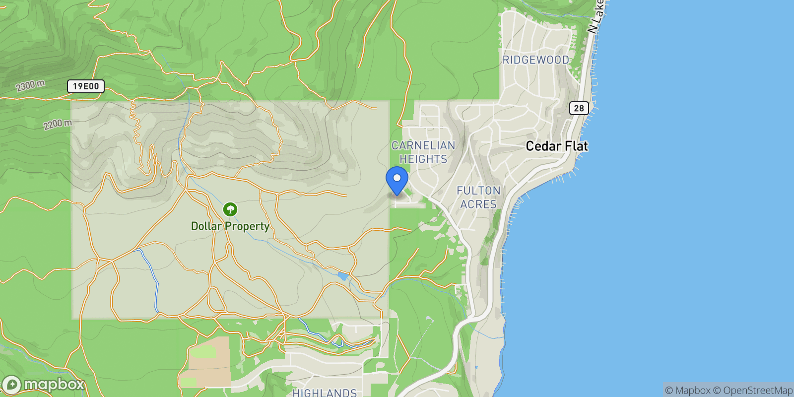 Map showing 842 Beverly Dr, Carnelian Bay, CA 96140, Carnelian Bay, California, United States.