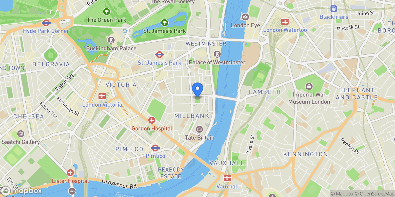 Map showing London, England, United Kingdom.