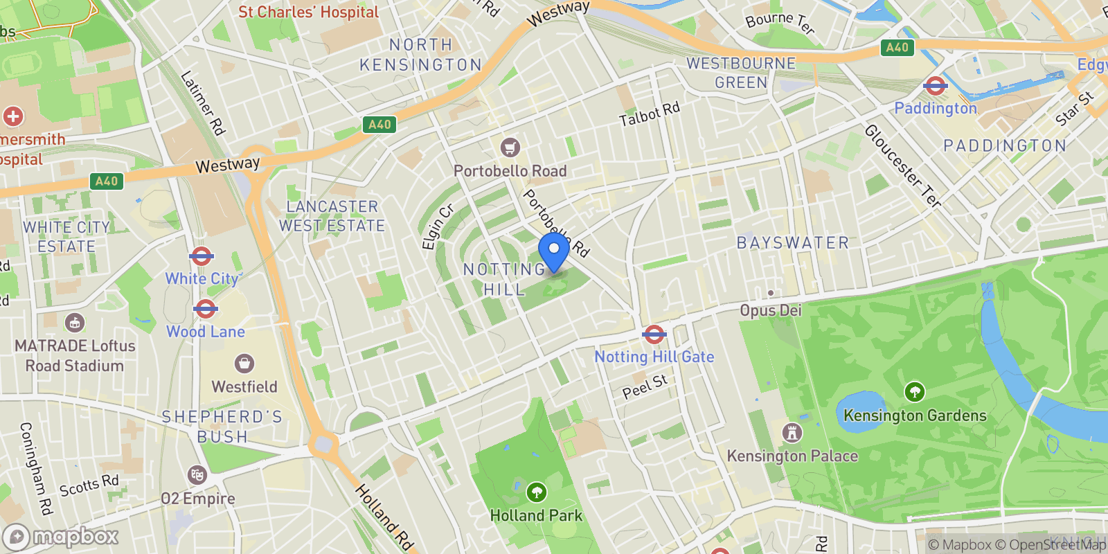Map showing London, England, United Kingdom.