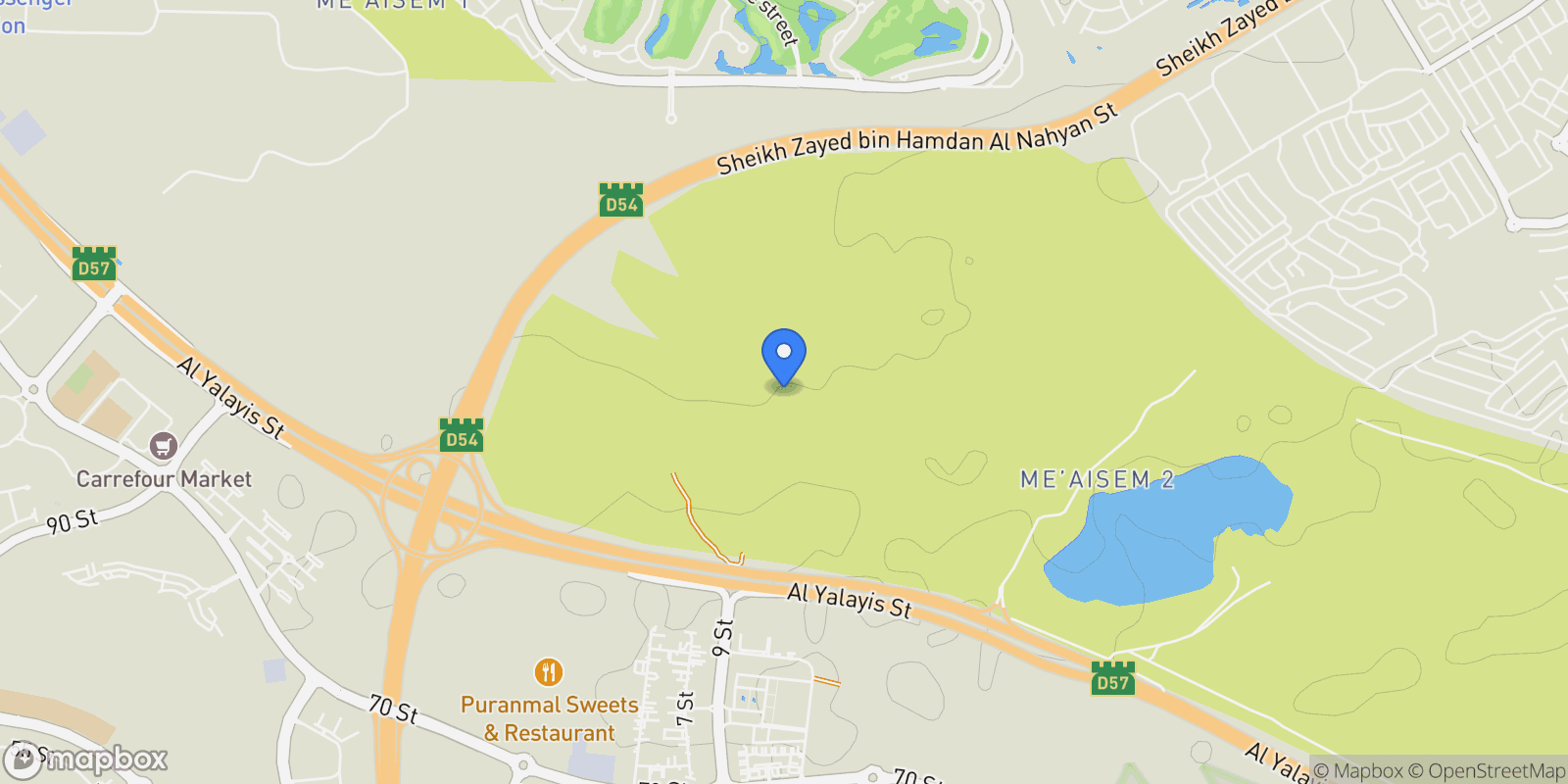 Map showing Lavita The Oasis,  , Dubai, Dubai, Dubai, United Arab Emirates.