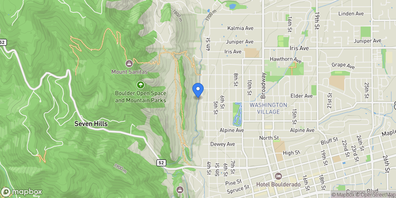 Map showing 3015 3rd Street , Boulder, CO 80304, Boulder, Colorado, United States.