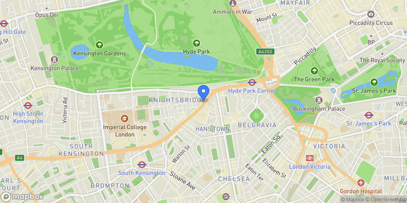 Map showing London, England, United Kingdom.