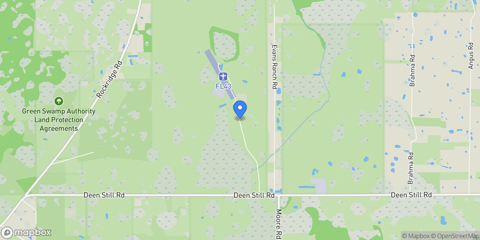 Map showing 6225,6229 DEEN STILL ROAD, LAKELAND, FL, 33809, USA, Lakeland, Florida, United States.