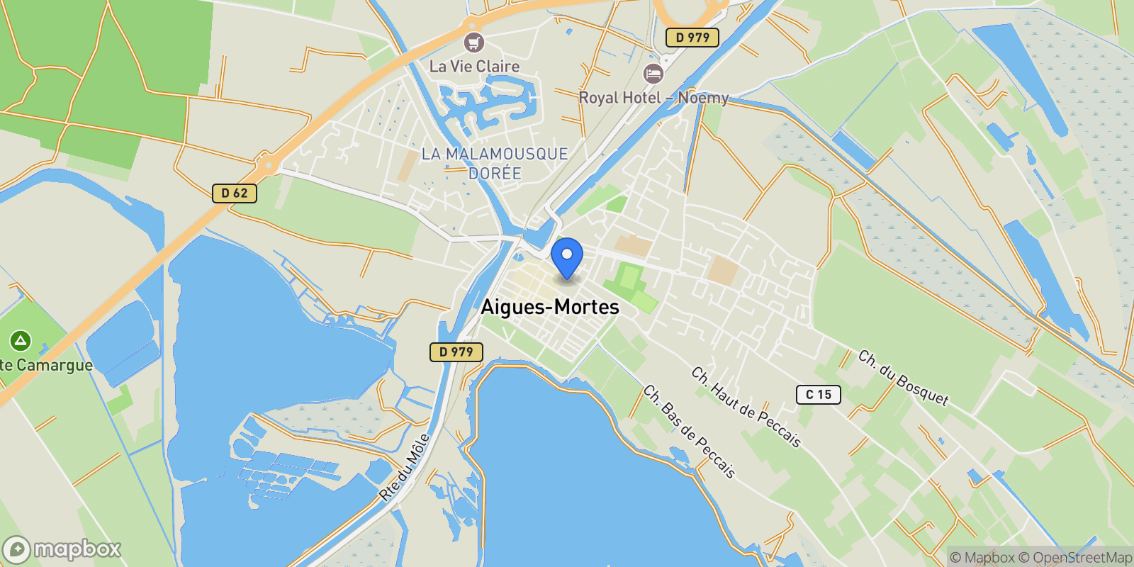 Map showing Le Grau-du-Roi, Occitanie, France.