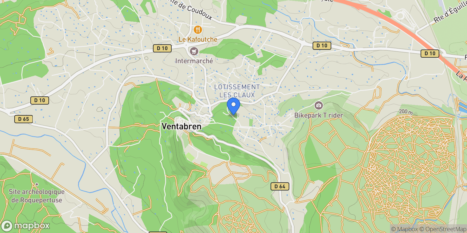 Map showing Ventabren, Provence-Alpes-Côte d'Azur, France.
