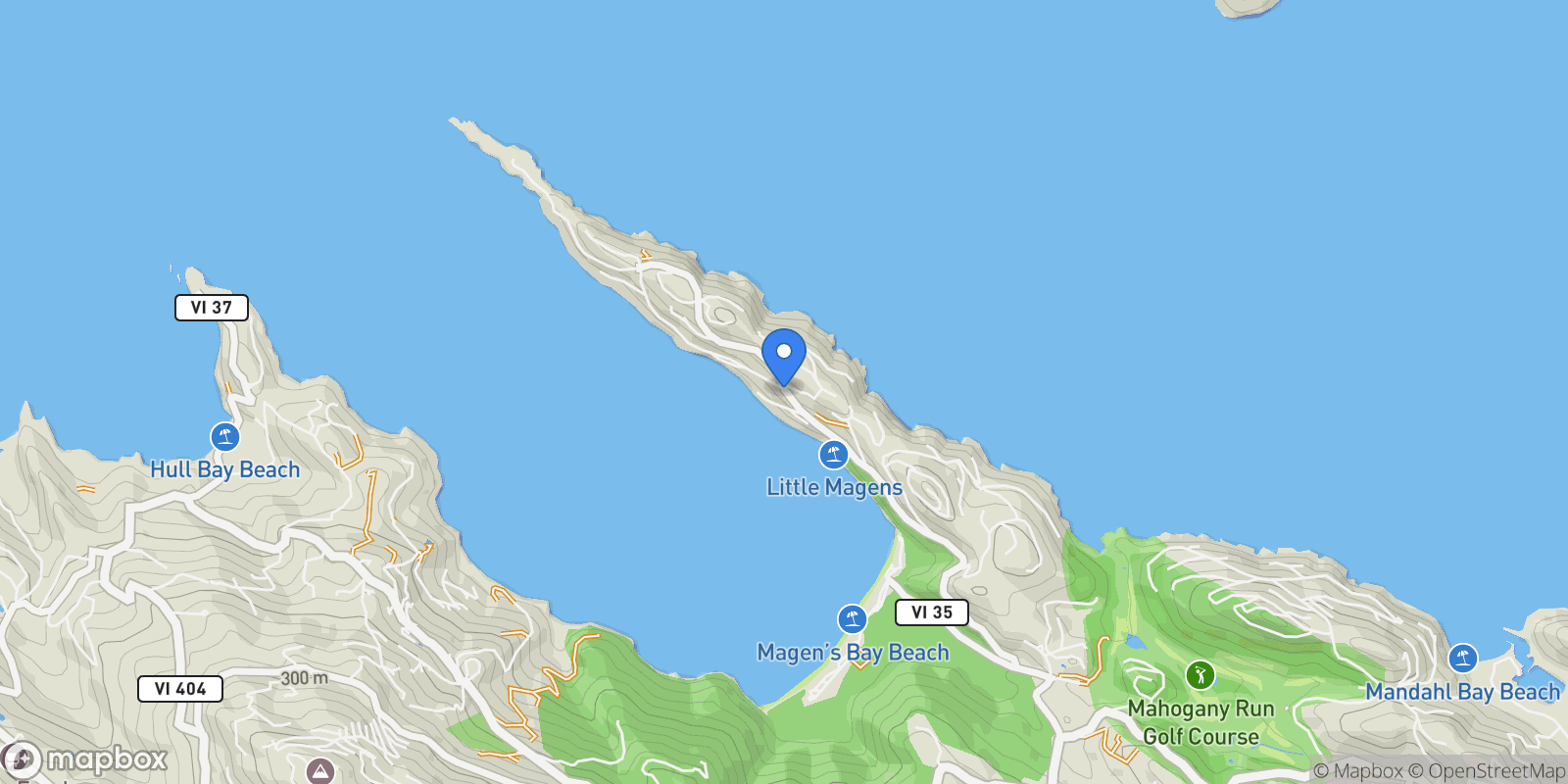 Map showing 8-27-1 Rem Peterborg Gns, St. Thomas, VIRGIN ISLANDS (U.S.), Charlotte Amalie, St. Thomas, U.S. Virgin Islands.