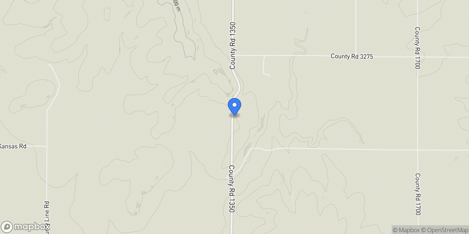 Map showing 3224 CR 1350, Havana, Kansas, United States.