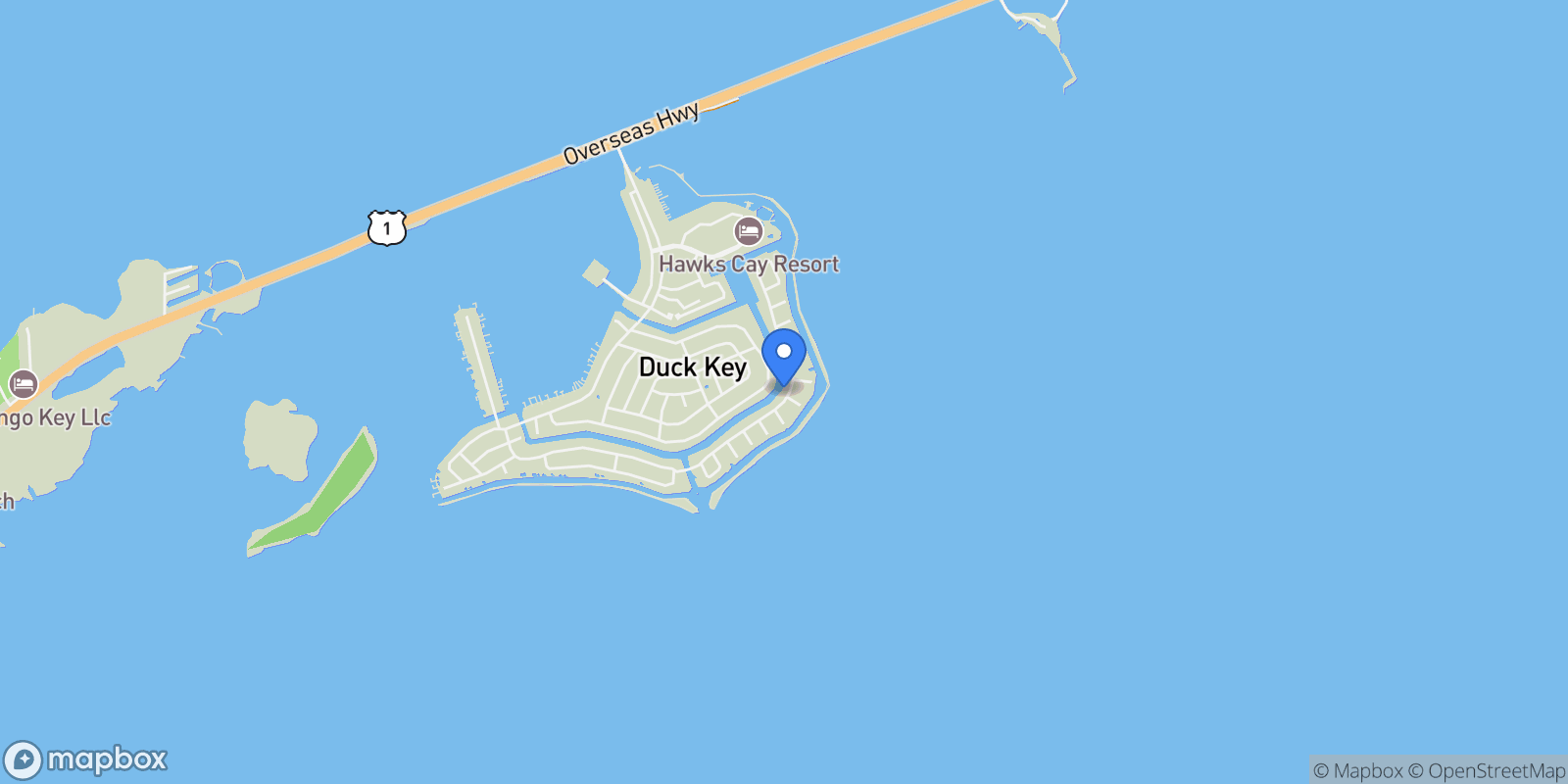 Map showing 344 E Seaview Drive, Duck, FL 33050, Marathon, Florida, United States.