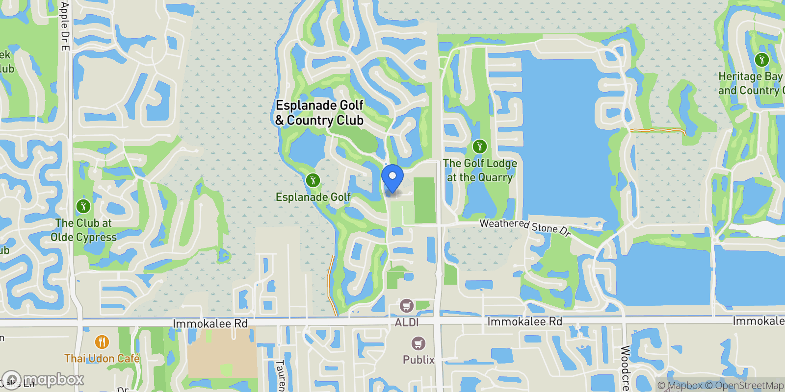 Map showing 8911 Cappello Court, Naples, Florida, United States.