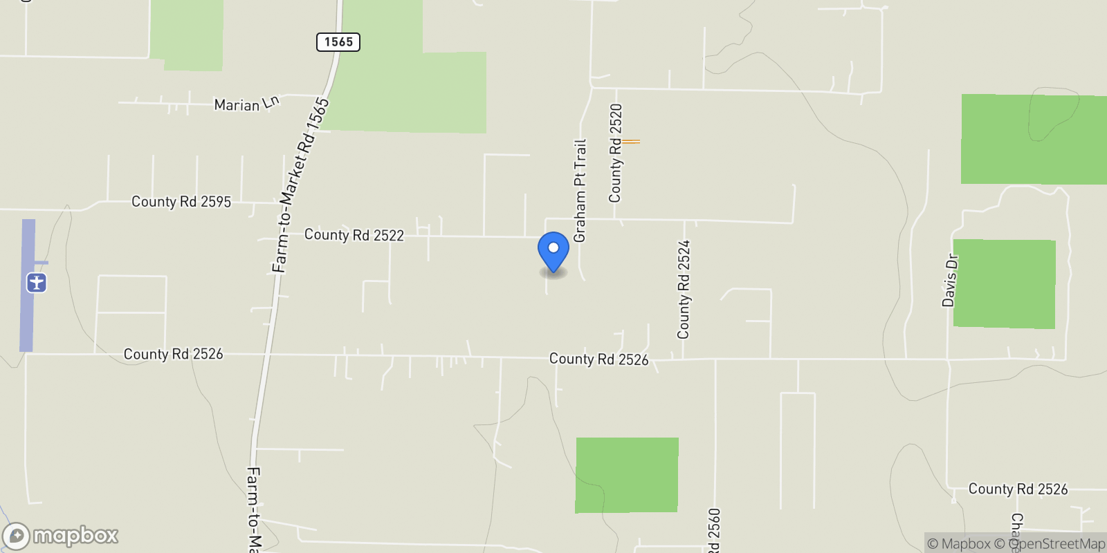 Map showing 5229 Horseshoe Lane, Royse City, TX 75189, Royse City, Texas, United States.