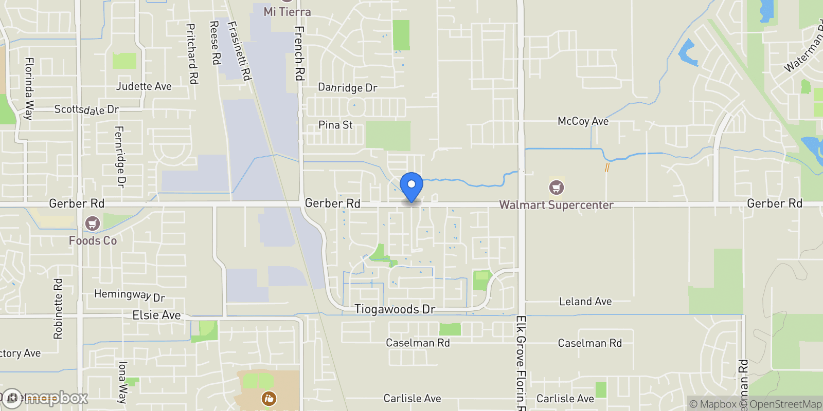 Map showing 0 Lakewood Road, Sacramento, CA 95828, Sacramento, California, United States.