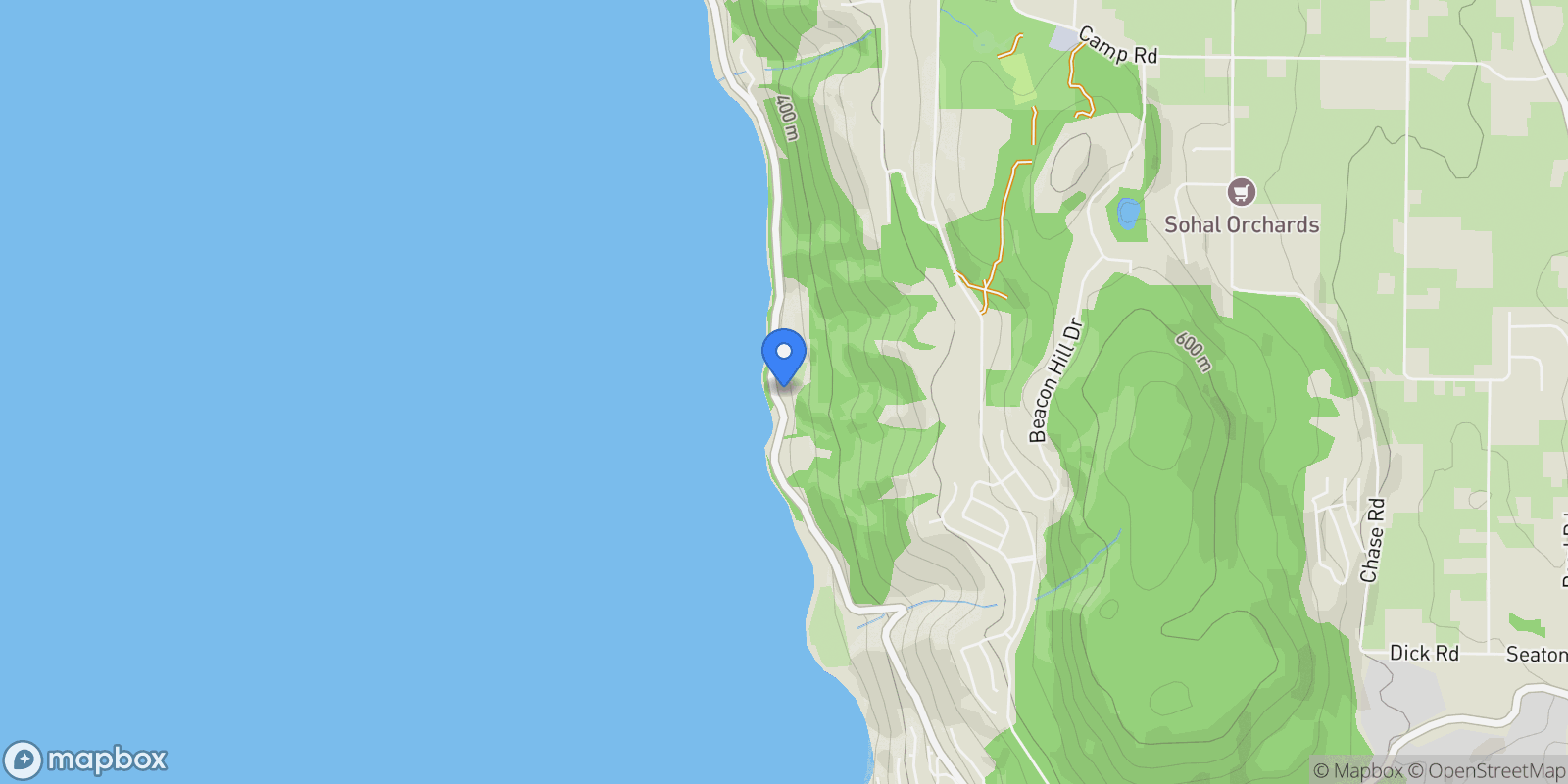 Map showing 9983 Okanagan Centre Road W, Lake Country, BC, CANADA, Lake Country, British Columbia, Canada.