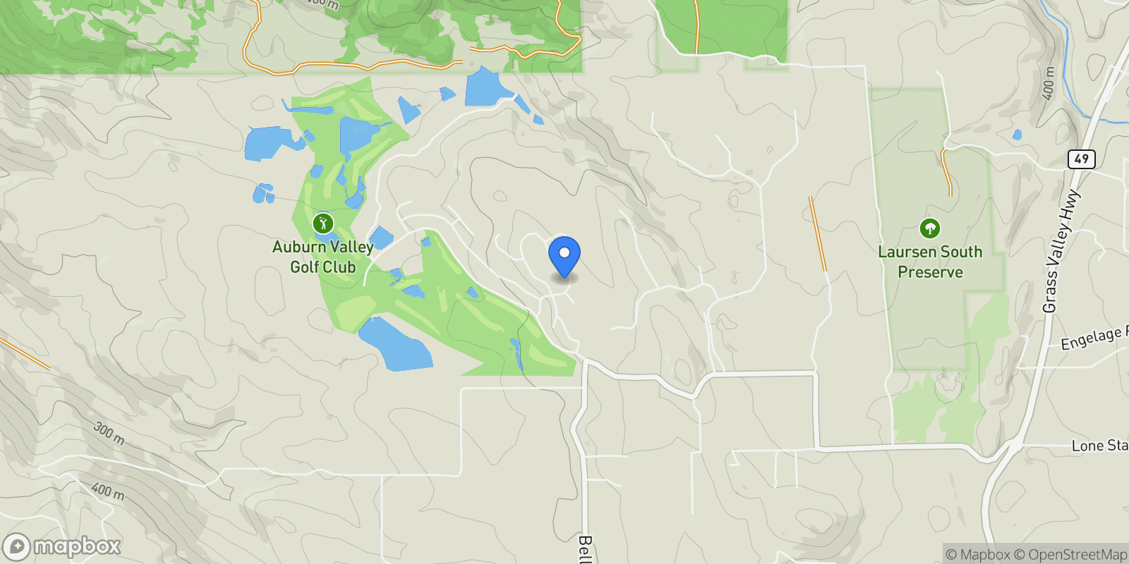 Map showing 9825 Spyglass Circle, Auburn, CA 95602, Auburn, California, United States.