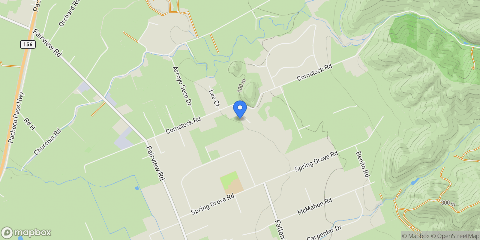 Map showing 111 Ausaymas Court, Hollister, CA 95023, Hollister, California, United States.