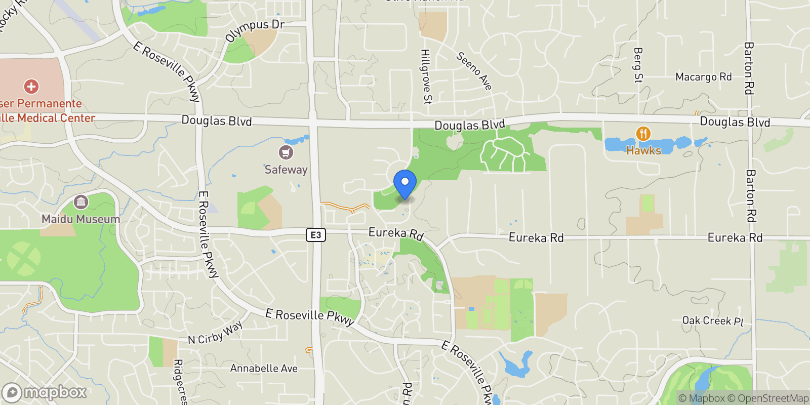 Map showing 8085 Chestnut Court, Granite Bay, CA 95746, Granite Bay, California, United States.