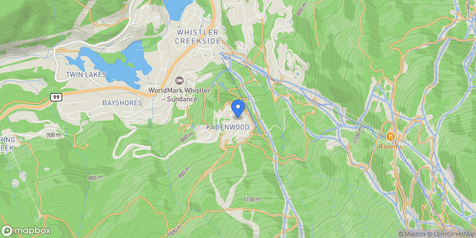 Map showing 2947 High Point Drive, Whistler, BC, CANADA, Whistler, British Columbia, Canada.