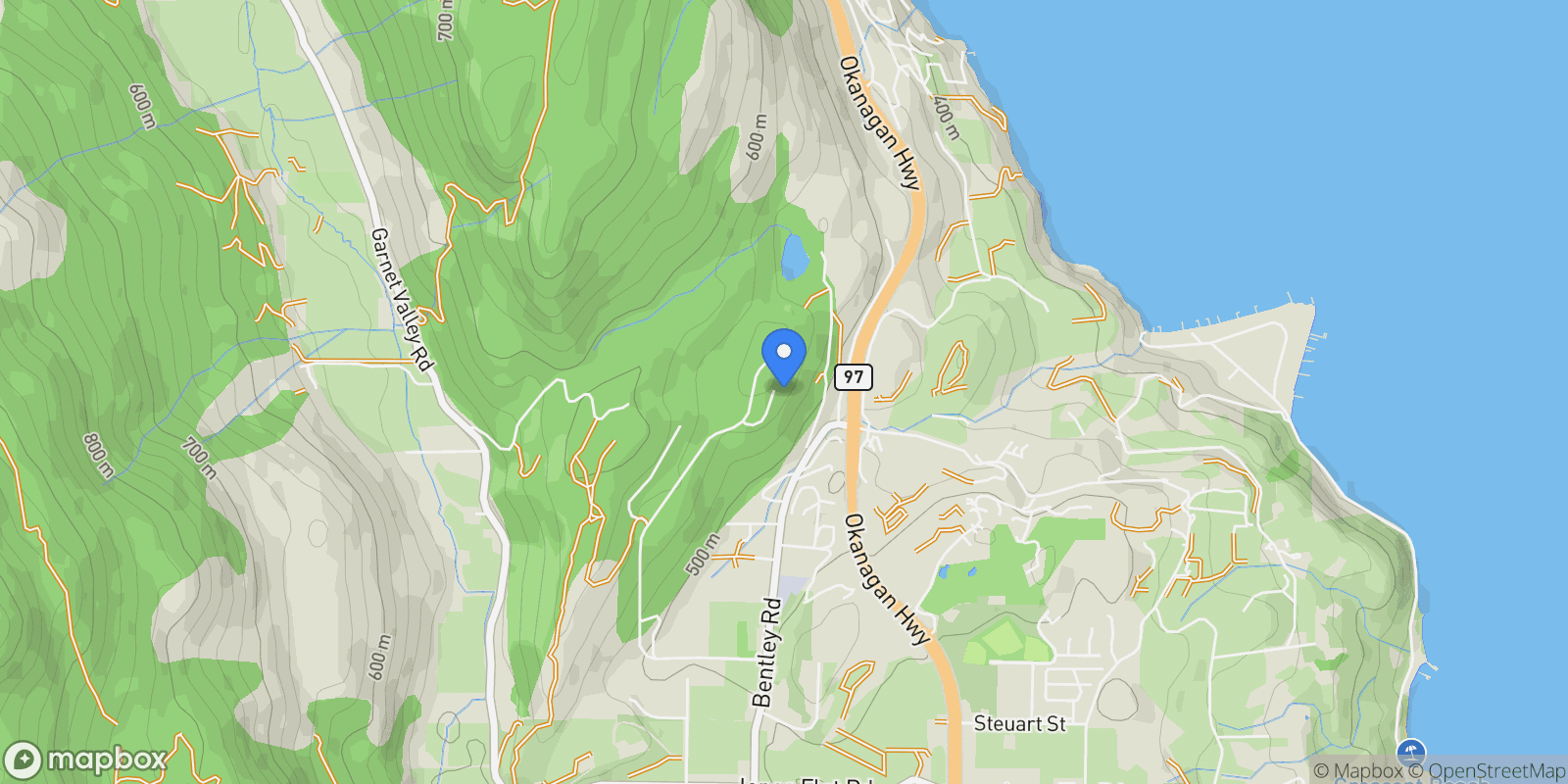 Map showing 18697 Mckenzie Court, Summerland, BC, CANADA, Summerland, British Columbia, Canada.
