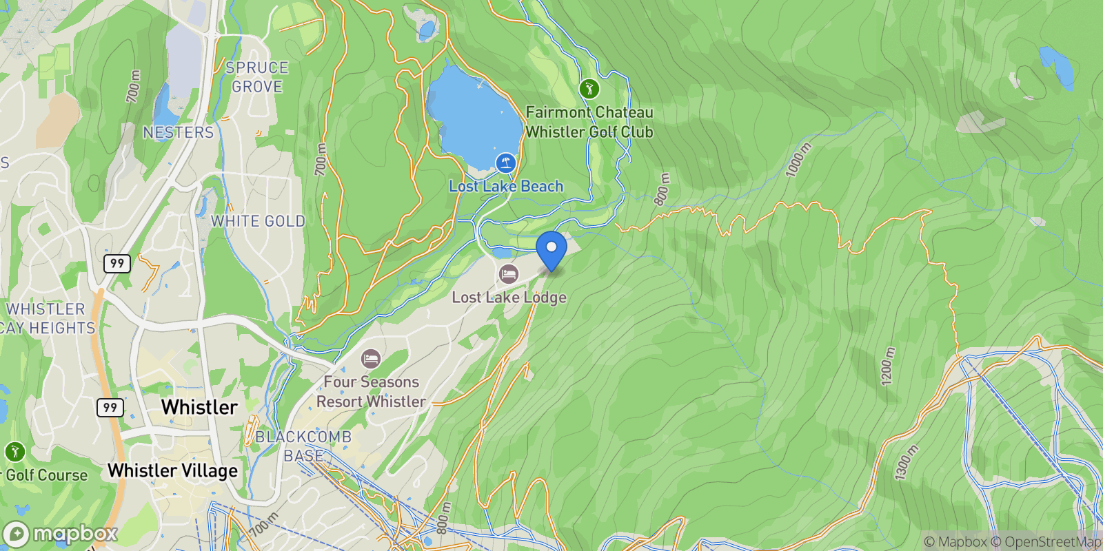 Map showing 4673 Blackcomb Way, Whistler, BC, CANADA, Whistler, British Columbia, Canada.