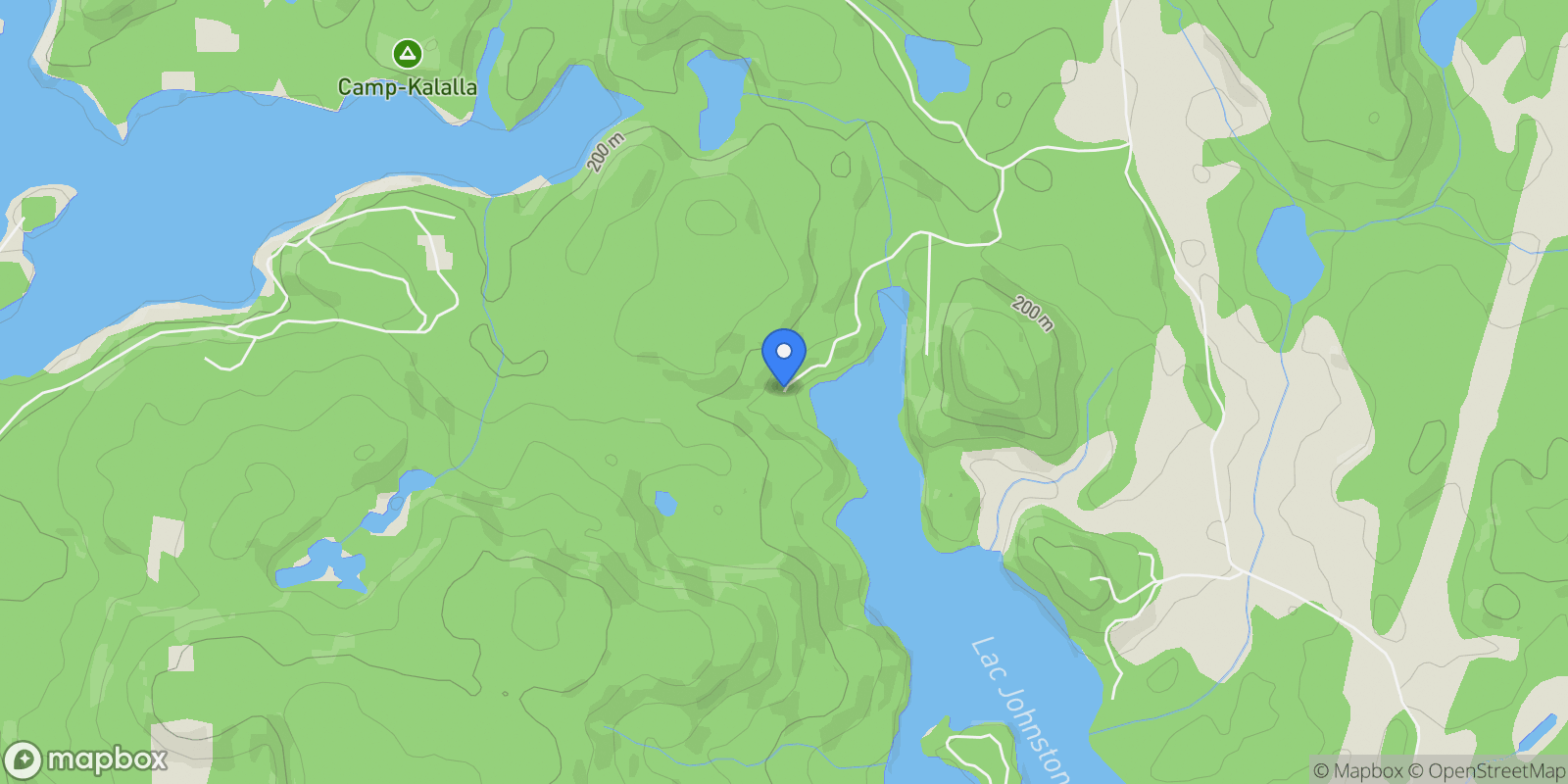 Map showing 94-160 Ch. Townsend, Lascelles, Quebec, Canada.
