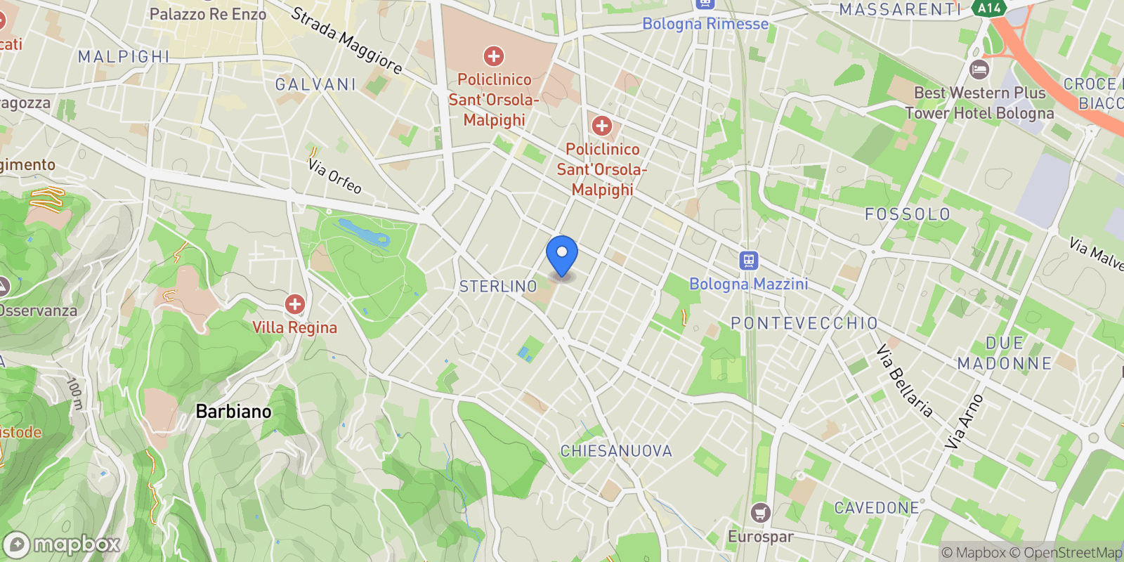 Map showing / Murri, Bologna, Emilia-Romagna, Italy.