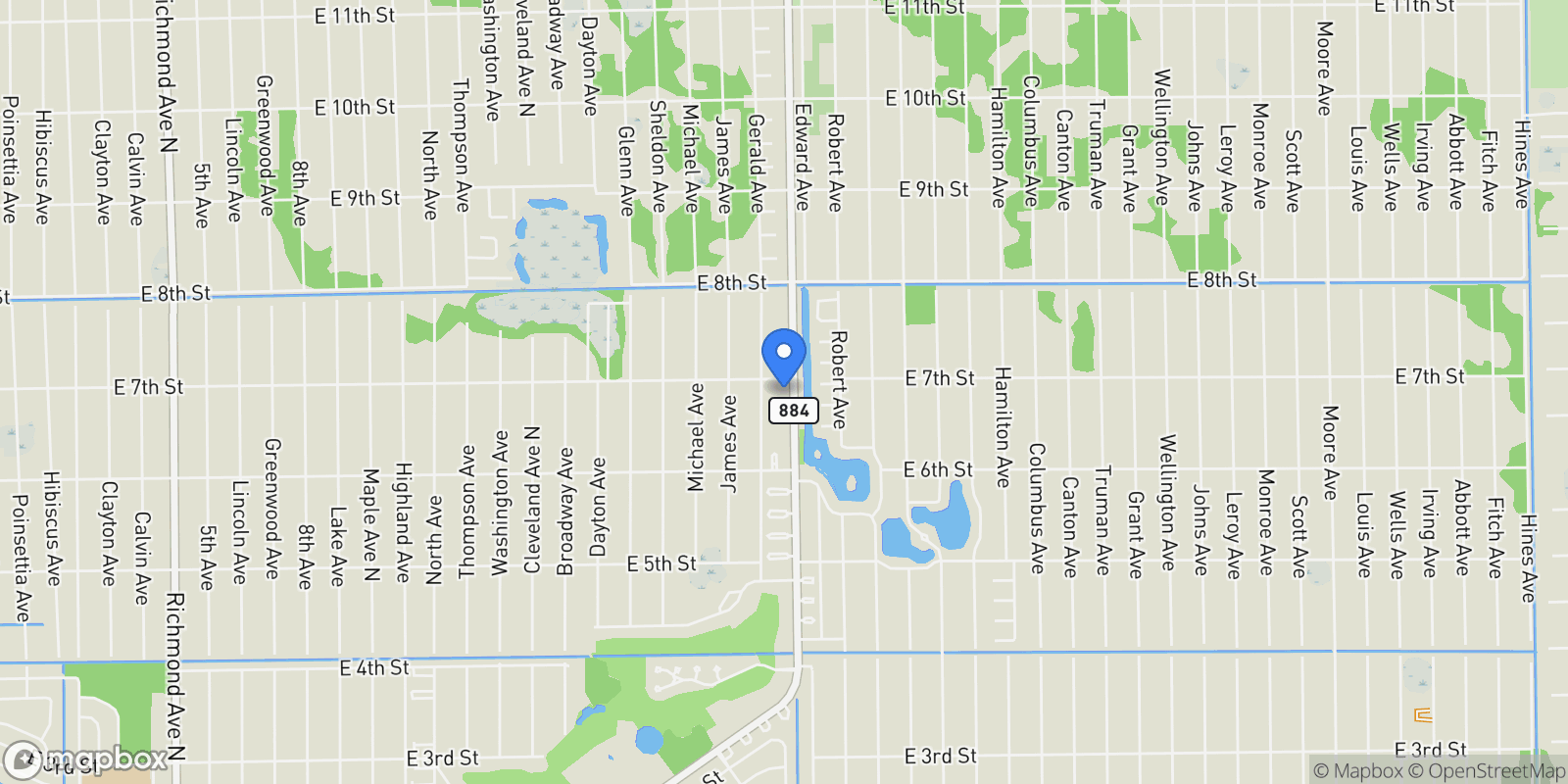 Map showing 621 Joel Boulevard, Lehigh Acres, Florida, United States.