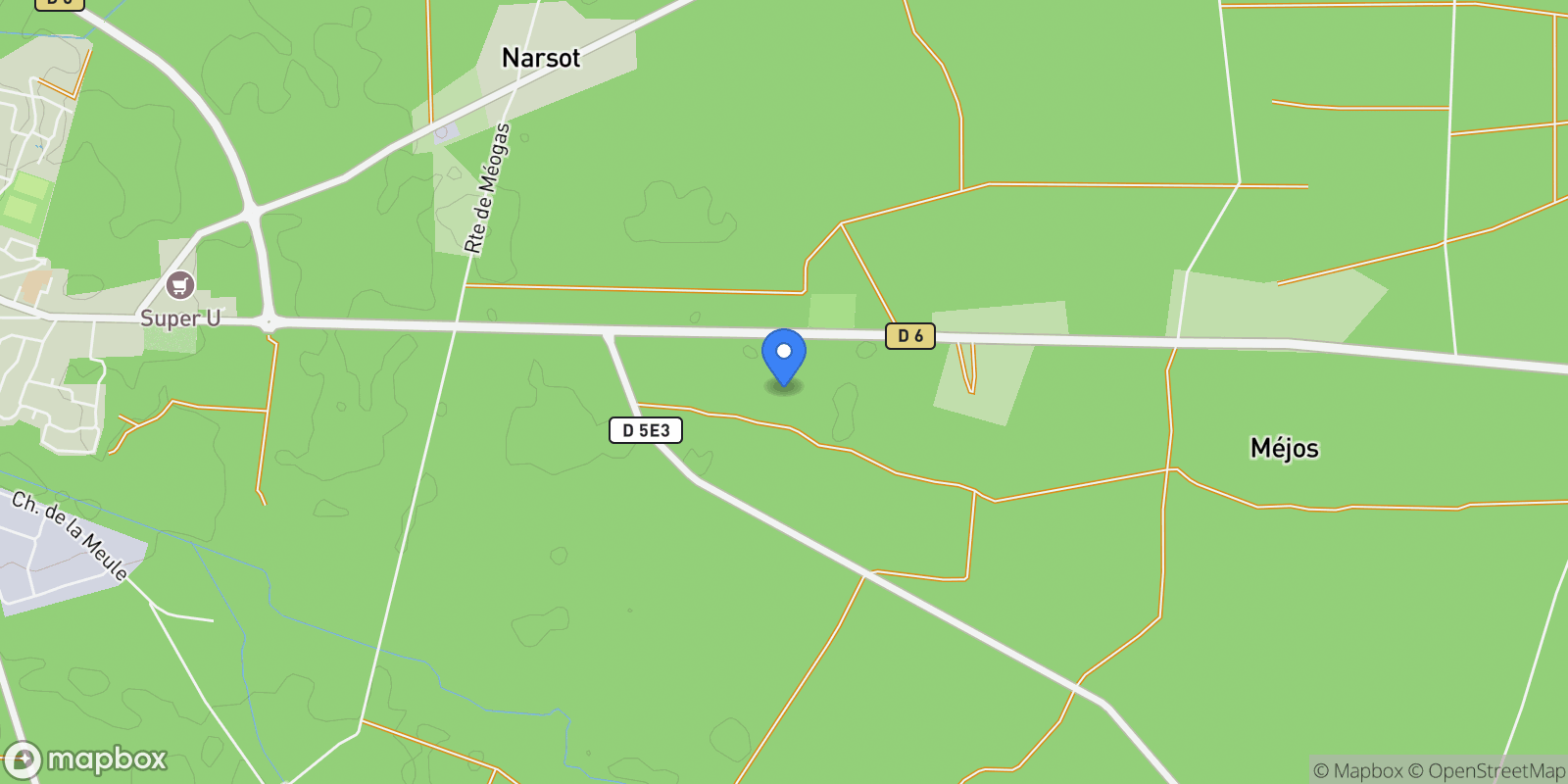 Map showing Lacanau, Nouvelle-Aquitaine, France.