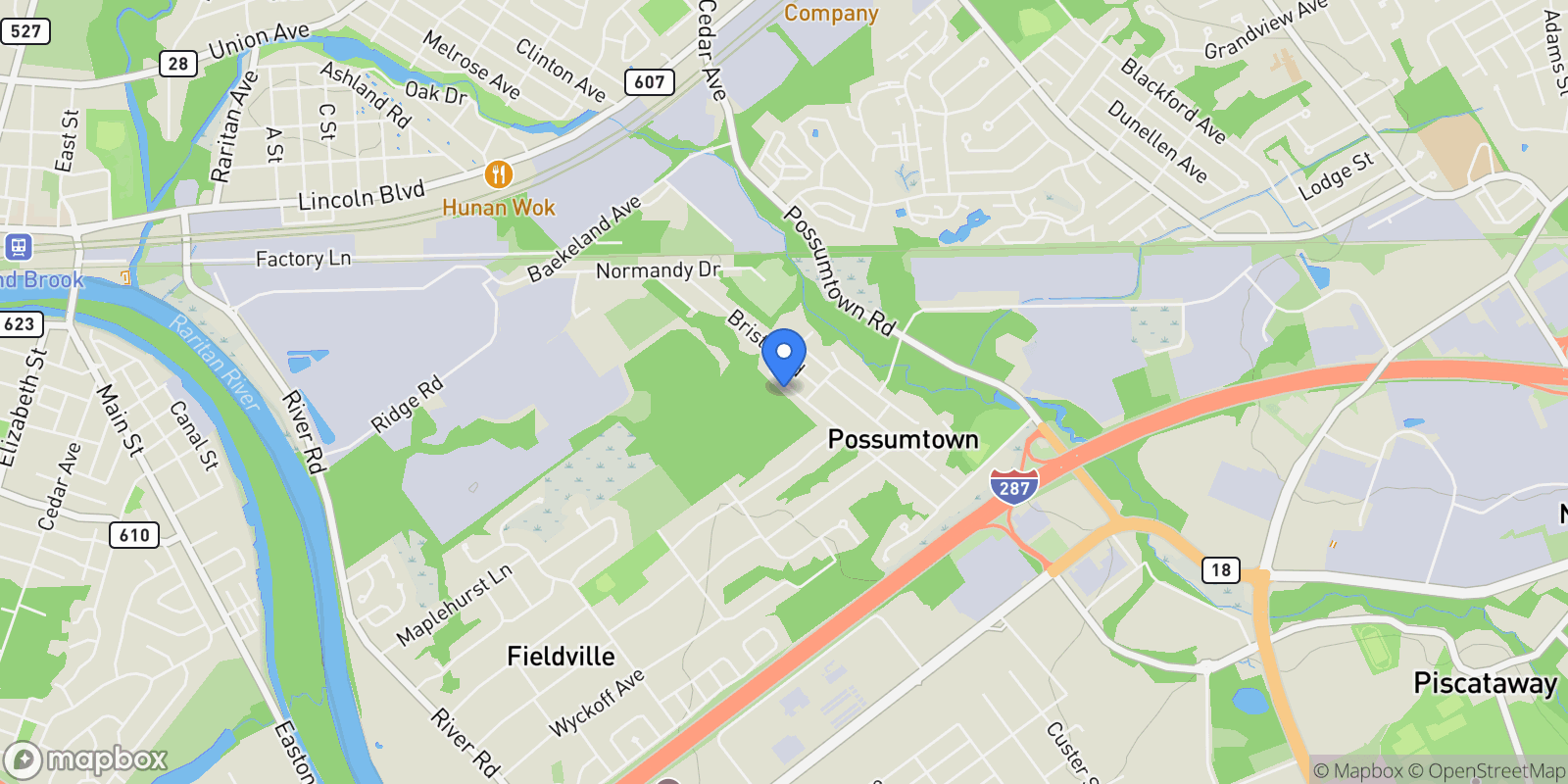 Map showing 90 Hancock Road, Piscataway, NJ 08854, Piscataway, New Jersey, United States.