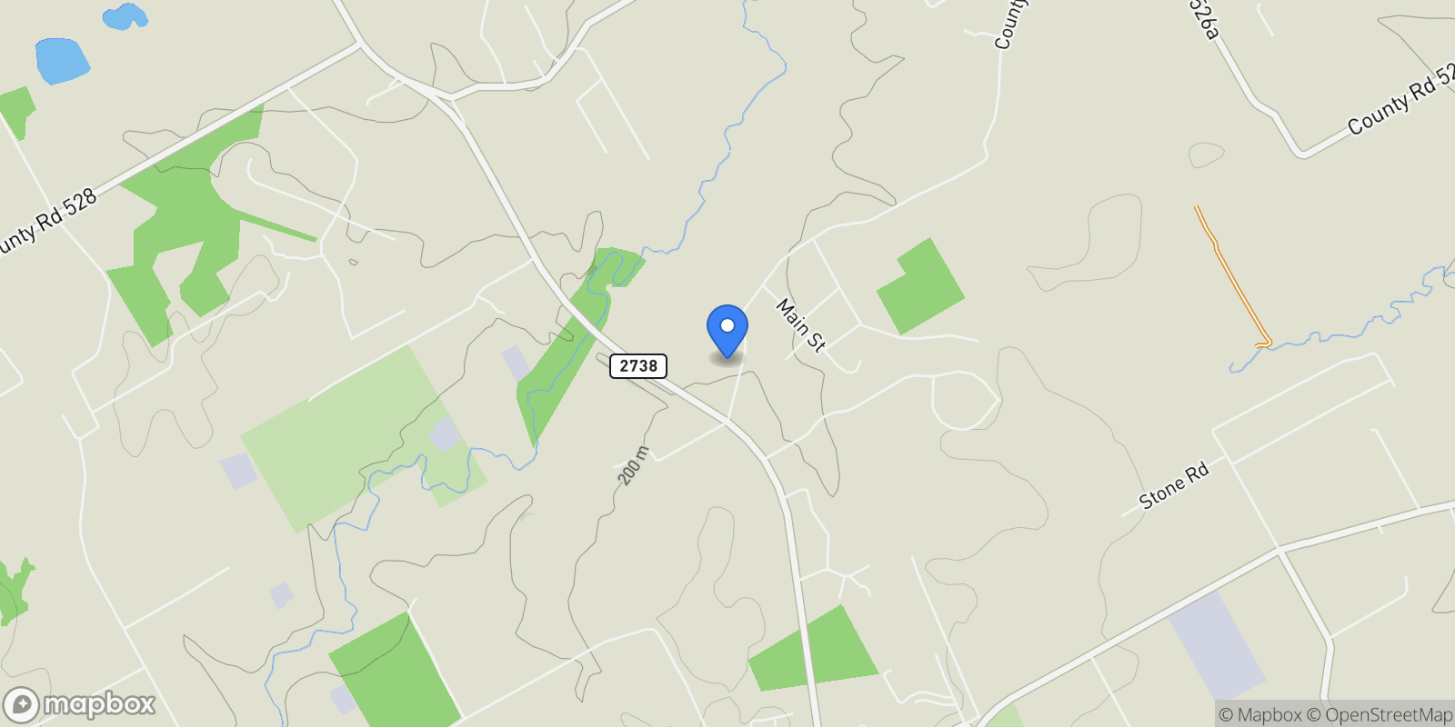 Map showing 10501 County Road 525, Mansfield, Texas, United States.