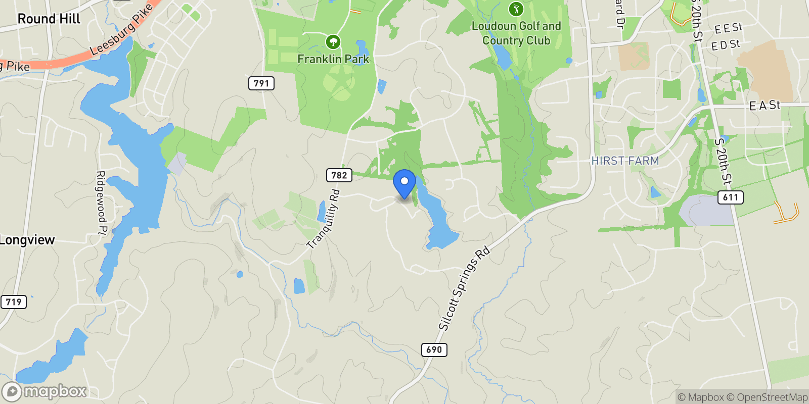 Map showing 36514 WINDING OAK PL PLACE, PURCELLVILLE, VA 20132, Purcellville, Virginia, United States.