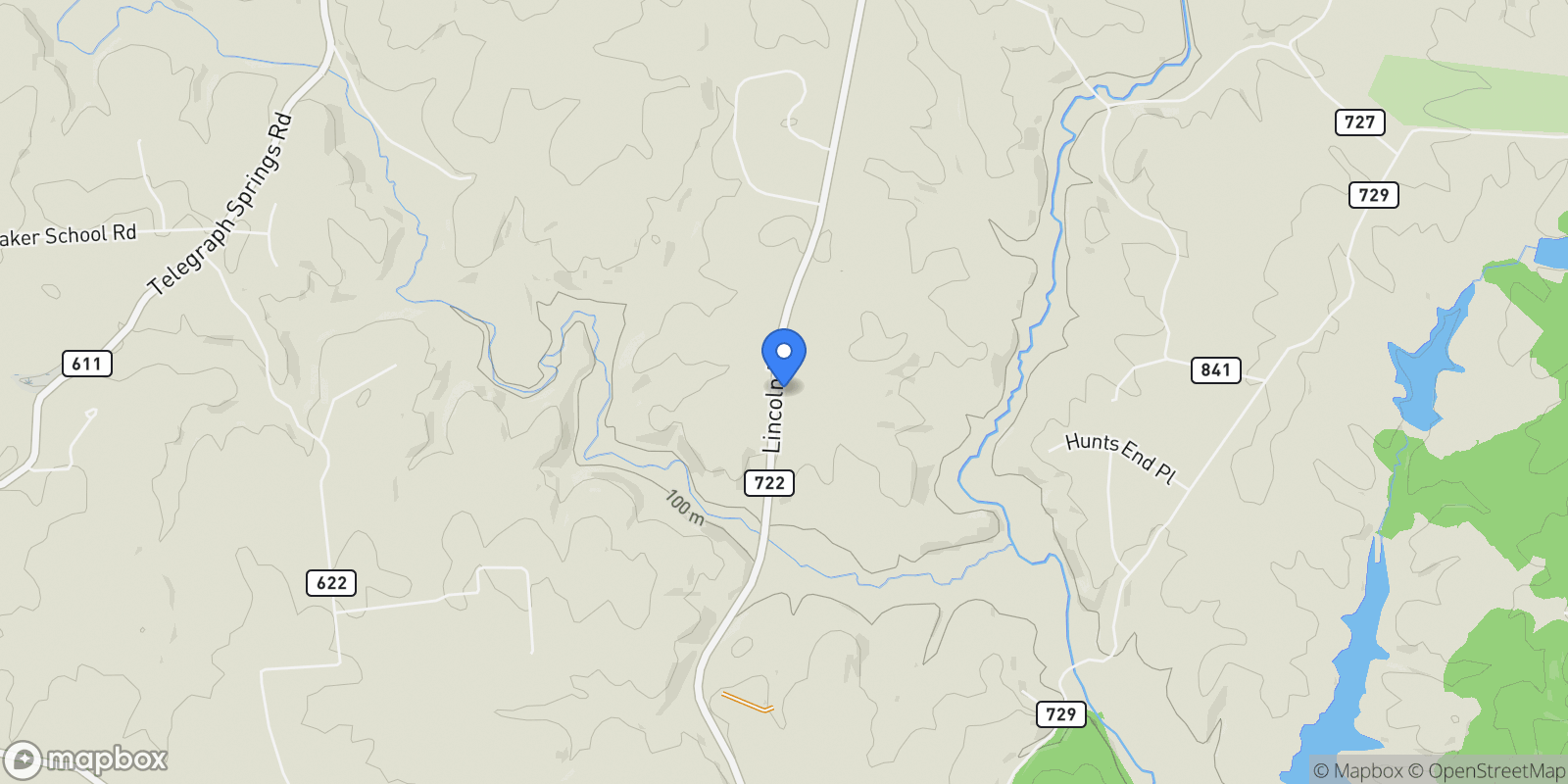 Map showing 19328 LINCOLN RD ROAD, PURCELLVILLE, VA 20132, Purcellville, Virginia, United States.
