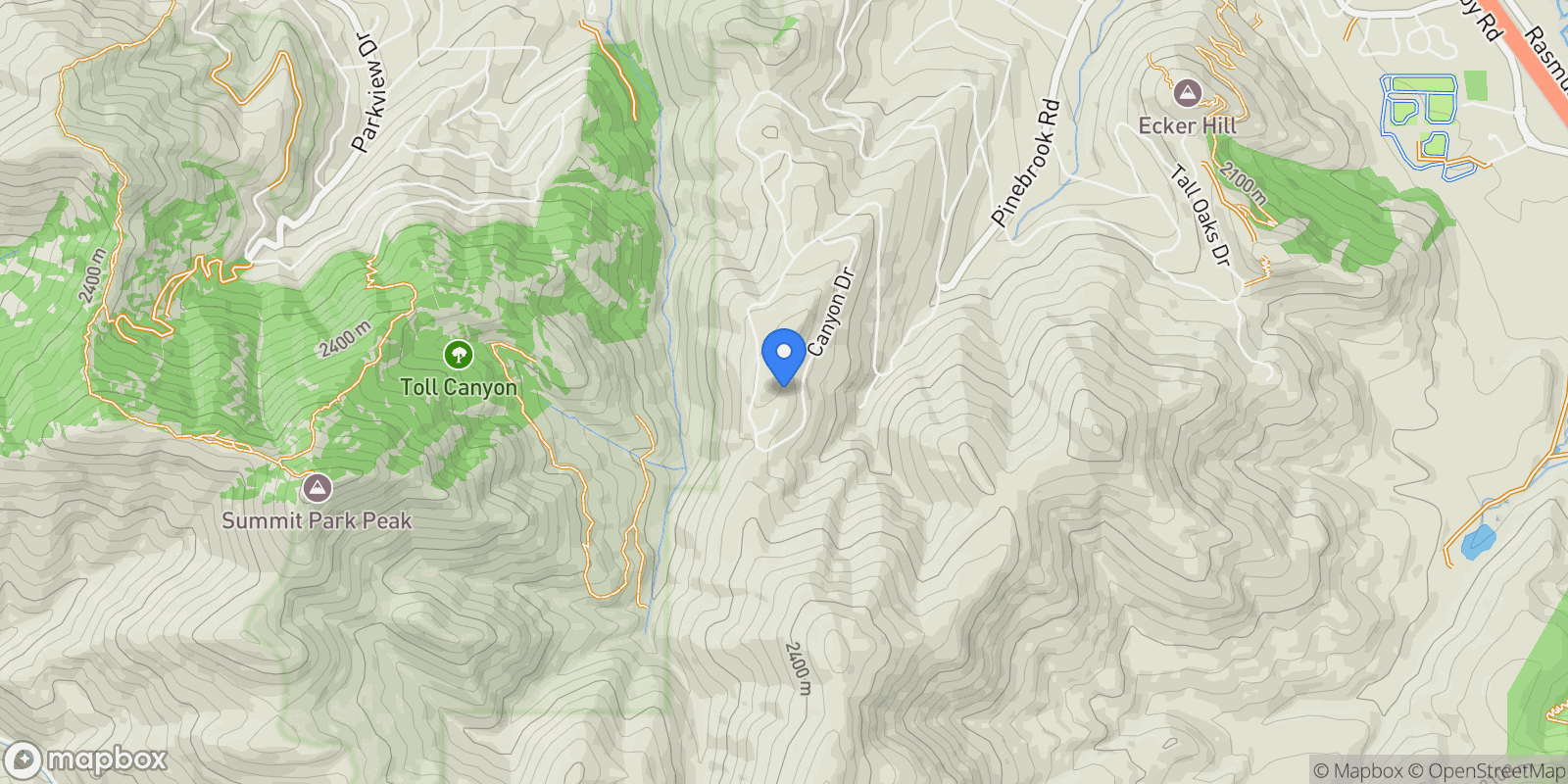 Map showing Park City, Utah, United States.