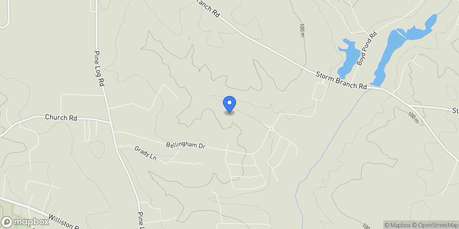 Map showing 6244 Crawley Trail, Beech Island, South Carolina, United States.