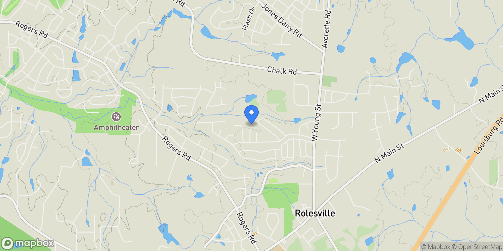 Map showing 824 Willow Tower Court, Rolesville, North Carolina, United States.