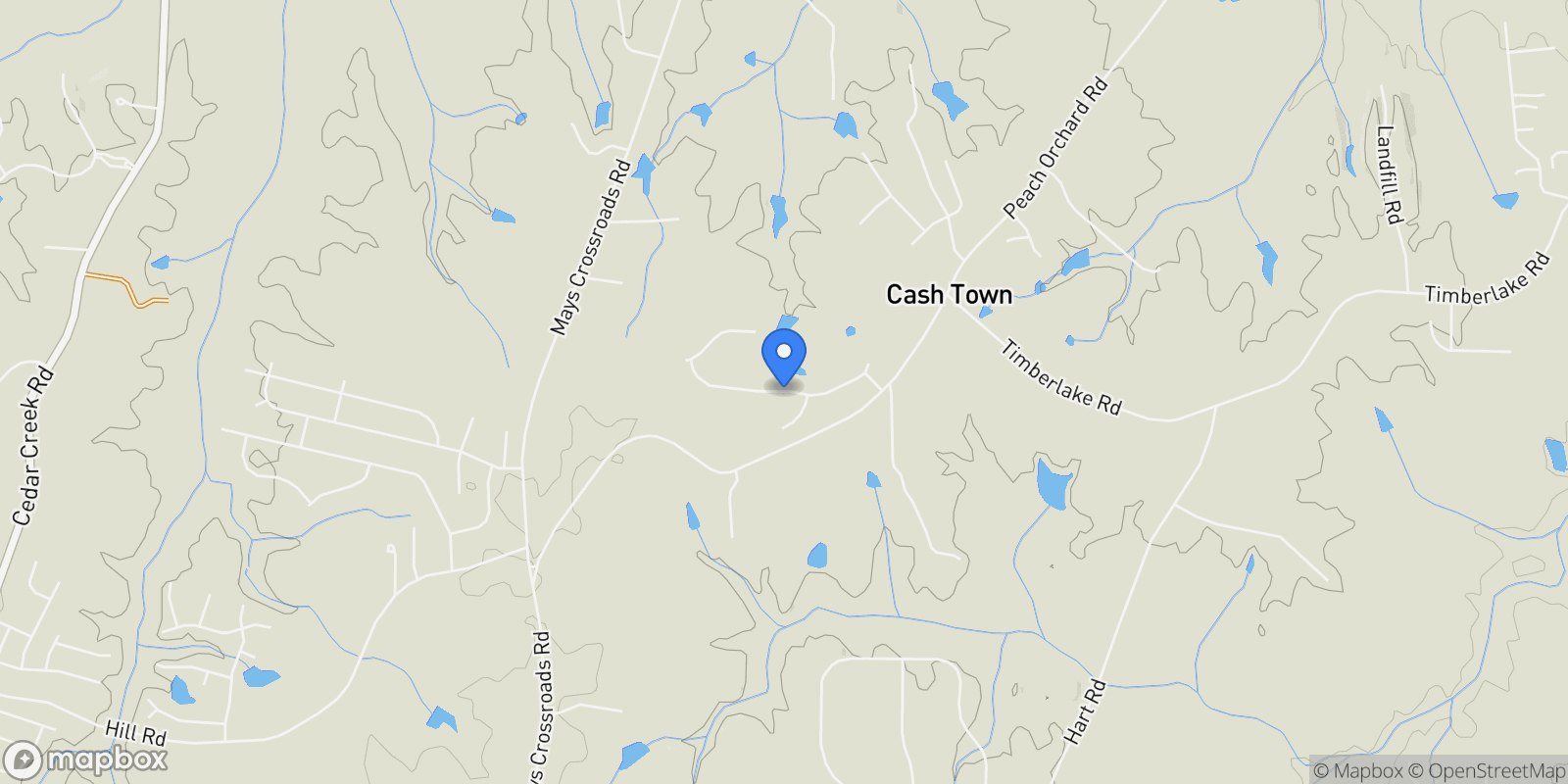 Map showing 200 Broadleaf Lane, Franklinton, North Carolina, United States.