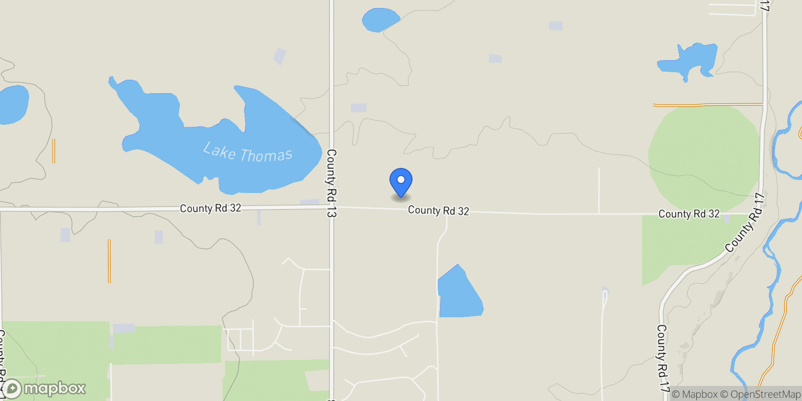 Map showing 6331 County Road 32, Platteville, Colorado, United States.