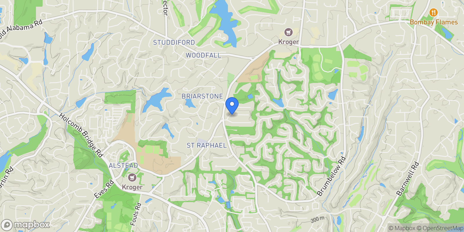 Map showing Alpharetta, Georgia, United States.