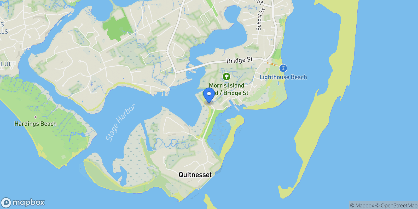 Map showing 346 Morris Island Road, Chatham, Massachusetts, United States.