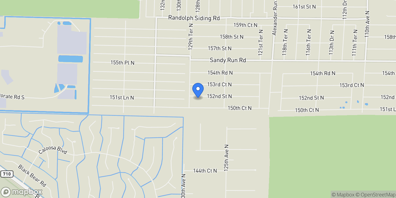 Map showing 12850 152nd St N, Jupiter, FL 33478, Jupiter Island, Florida, United States.