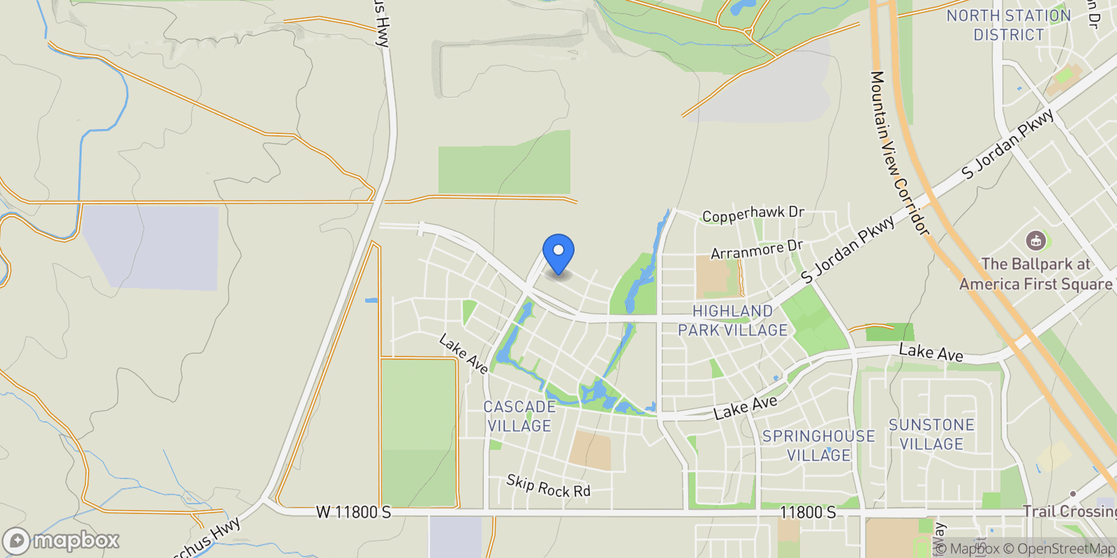 Map showing 6758 W MIRAMAR ST 5-452, South Jordan, Utah, United States.
