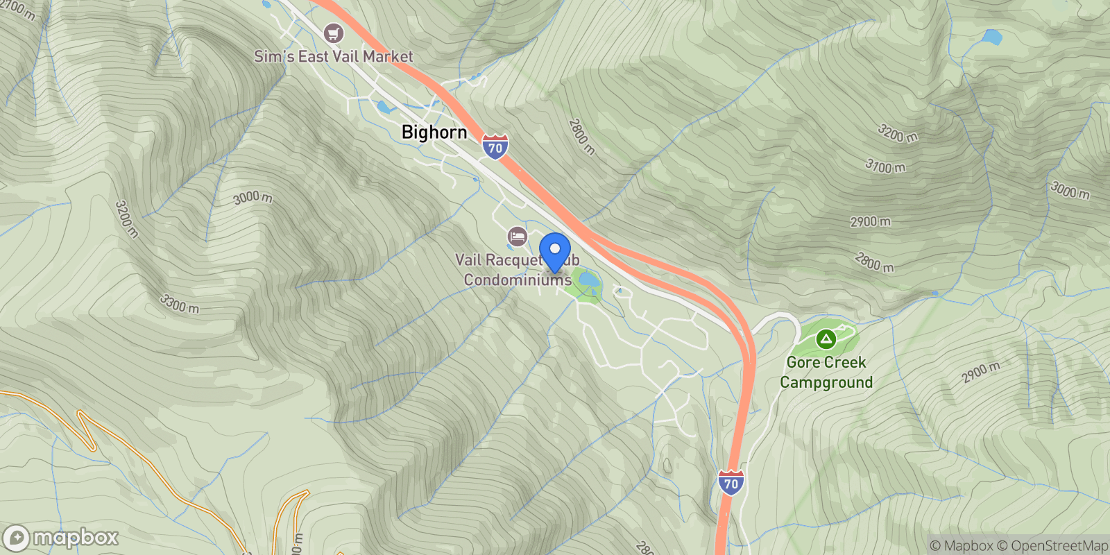 Map showing 4800 Meadow Drive , Vail, CO 81657, Vail, Colorado, United States.