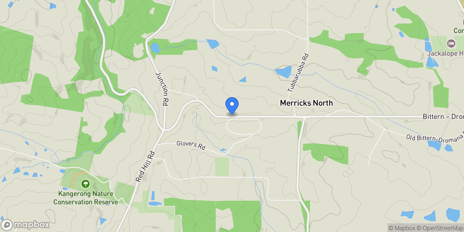 Map showing 206 Bittern Dromana Road, Merricks North, VIC 3929, Merricks North, Victoria, Australia.